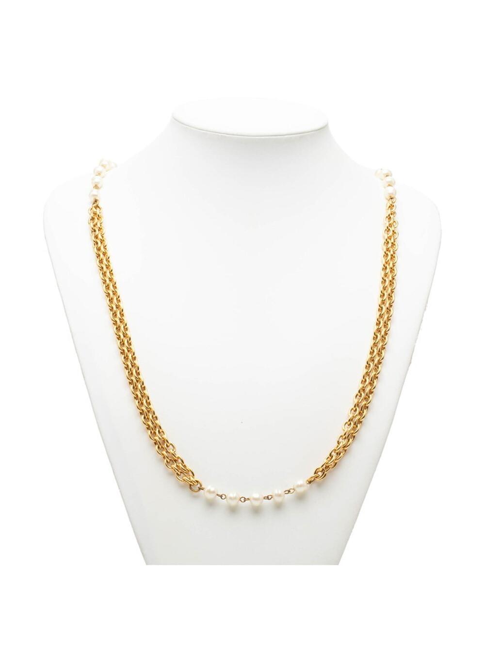 Chanel Vintage Pendant Necklace Gold #357694C73B